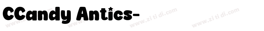 CCandy Antics字体转换